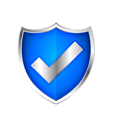 Verified shield with checkmark